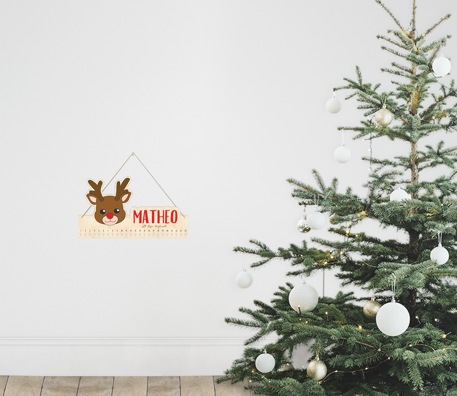 Adventskalender Rentier - M